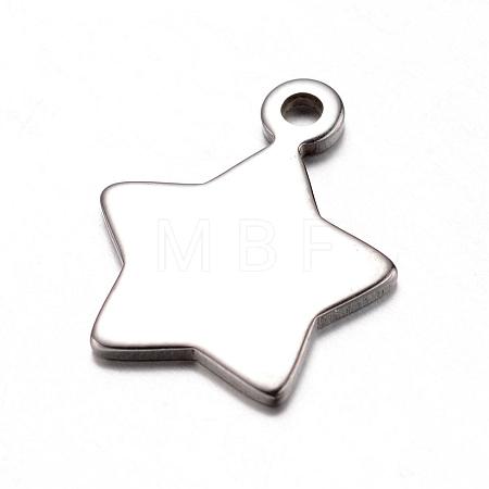 Tarnish Resistant 201 Stainless Steel Charms STAS-D429-38-1