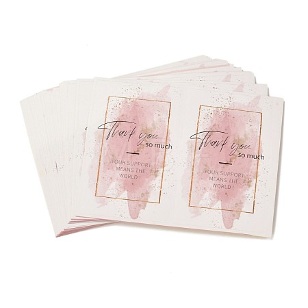 Coated Paper Sealing Stickers DIY-F085-03B-1