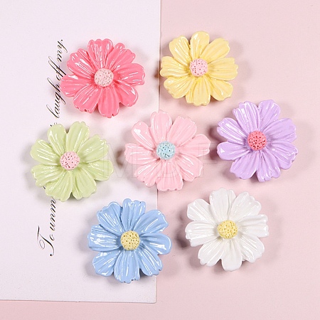 Opaque Resin Cabochon CRES-I048-02-1