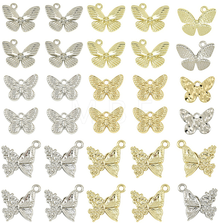 18Pcs 6 Styles Alloy Pendants FIND-YW0011-81-1