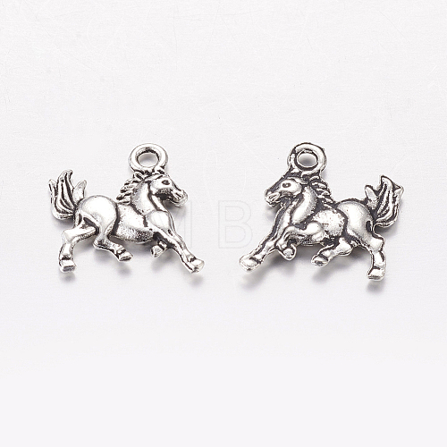 Tibetan Style Alloy Pendants TIBEP-E131-AS-1