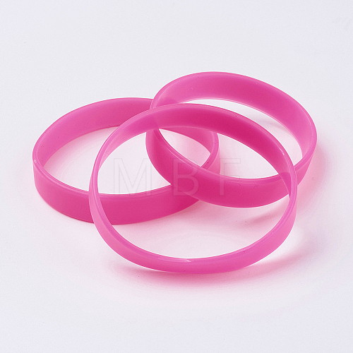 Silicone Wristbands Bracelets X-BJEW-J176-18-1
