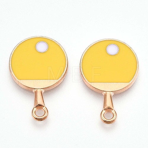 Alloy Enamel Pendants ENAM-N056-434B-1