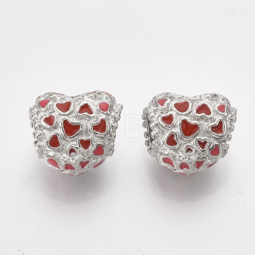 Alloy European Beads MPDL-S067-37-1