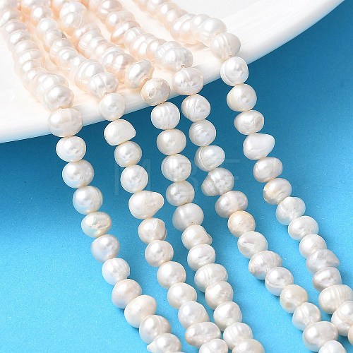 Natural Cultured Freshwater Pearl Beads Strands PEAR-I007-07O-12A-1