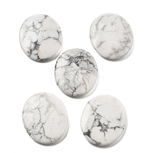 Natural Howlite Cabochons G-A258-01B-1