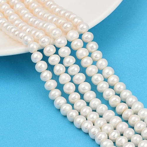 Natural Cultured Freshwater Pearl Beads Strands PEAR-I007-07X-13D-1