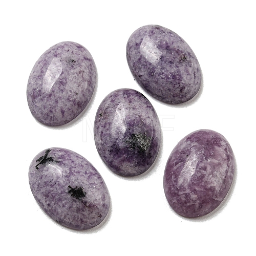 Natural Lepidolite Cabochons X-G-C115-01A-42-1