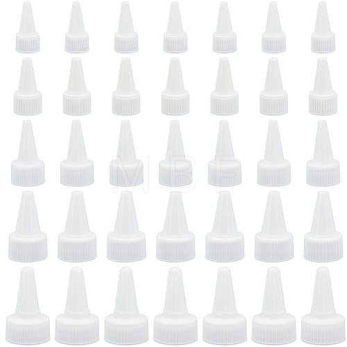60Pcs 5 Style Plastic Bottle Cap FIND-BC0003-98-1