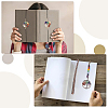 4Pcs 4 Style Chakra Gemstone Bead Dangling Bookmarks AJEW-BC0003-22-7