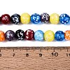 Handmade Lampwork Beads Strands LAMP-N037-07B-4
