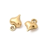 304 Stainless Steel Pendants STAS-G389-02G-06-2