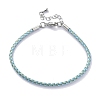 Polyester Cord Braided Bracelet Makings MAK-Z003-01P-05-1