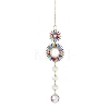 Alloy Rhinestone Hanging Ornaments LS-HJEW-E012-02G-03-1