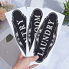 3Pcs 3 Styles PVC Self-adhesive Sign Label Paper DIY-CP0013-69-3
