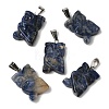 Natural Sodalite Pendants G-B127-09P-01-2