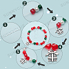 DIY Christmas Bracelet Making Kit DIY-SC0021-67-6
