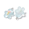 Christmas Transparent Resin Pendants RESI-E022-02P-04-3