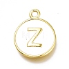 Brass Enamel Pendants KK-H103-01Z-G-1