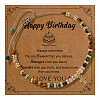 Birthday Brass Cross Charm Bracelets KZ7256-11-1