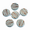 Painted Natural Wood Beads WOOD-T021-50B-02-1