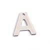 Tarnish Resistant 304 Stainless Steel Letter Charms STAS-O072-A-1