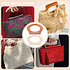 4Pcs 2 Colors Oval Wooden Bag Handles FIND-PH0059-90B-5
