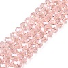 Electroplate Glass Beads Strands X-EGLA-A044-T8mm-A22-1