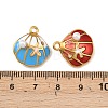 304 Stainless Steel Enamel Pendants STAS-B117-01G-3