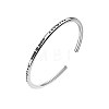 Engraved Brass Cuff Bangles for Women Men FS-WG01448-01-5