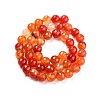 Natural Agate Beads Strands G-G580-8mm-M-3