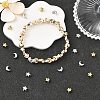 400Pcs 4 Styles CCB Plastic Beads CCB-YW0001-81-4