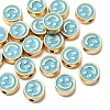 20Pcs Alloy Enamel Beads FIND-YW0009-18B-1
