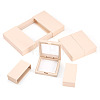 3 Bags 3 Styles Square Transparent PE Thin Film Suspension Jewelry Display Box CON-TA0001-38D-3