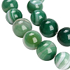 1 Strand  Natural Banded Agate Graduated Beads Strands G-PA0002-04B-6