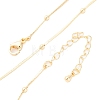 2.5MM Brass Ball Snake Chain Necklaces for Women Men KK-P302-03G-4