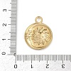 304 Stainless Steel Pendants STAS-D366-01G-G-3