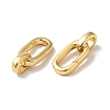 Brass Spring Gate Rings KK-J301-06G-2
