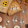 20Pcs Travel Theme Alloy Keychain KEYC-SC00022-4