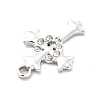 Alloy Rhinestone Pendants ALRI-C007-16P-4