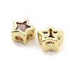 Brass with Cubic Zirconia Beads KK-H527-17G-2