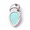 Synthetic Turquoise Pendants G-I220-G03-2