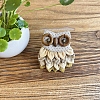 DIY Owl Brooch Sewing Kits PW-WG6E2E7-03-1