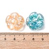 Transparent Resin & Natural Shell Beads RESI-B039-01A-3