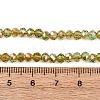Electroplate Glass Beads Strands EGLA-A034-T4mm-J02-6
