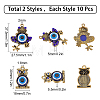 20Pcs 2 Style Alloy Pendants FIND-SC0002-69-2