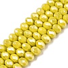 Electroplate Glass Beads Strands LS-EGLA-A044-P8mm-B04-1