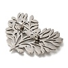 Heart Shaped Tree of Life 201 Stainless Steel Brooch for Women STAS-B076-08G-01-2