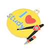 Back to School Alloy Enamel Pendants FIND-E054-02K-2
