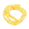Natural Yellow Agate Beads Strands G-F797-A25-01-3